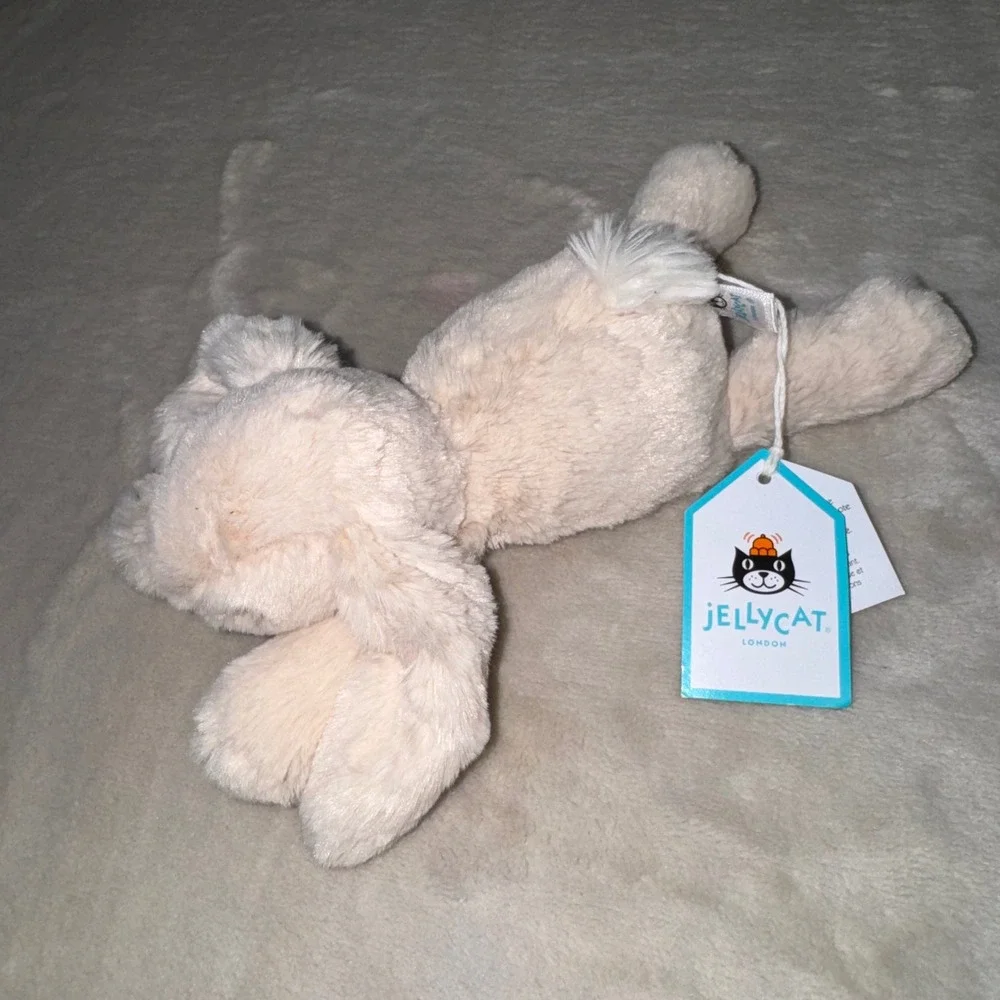 Jellycat Tiny Smudge Rabbit Oatmeal Beige Plush Stuffed Animal SMG6OB NWT